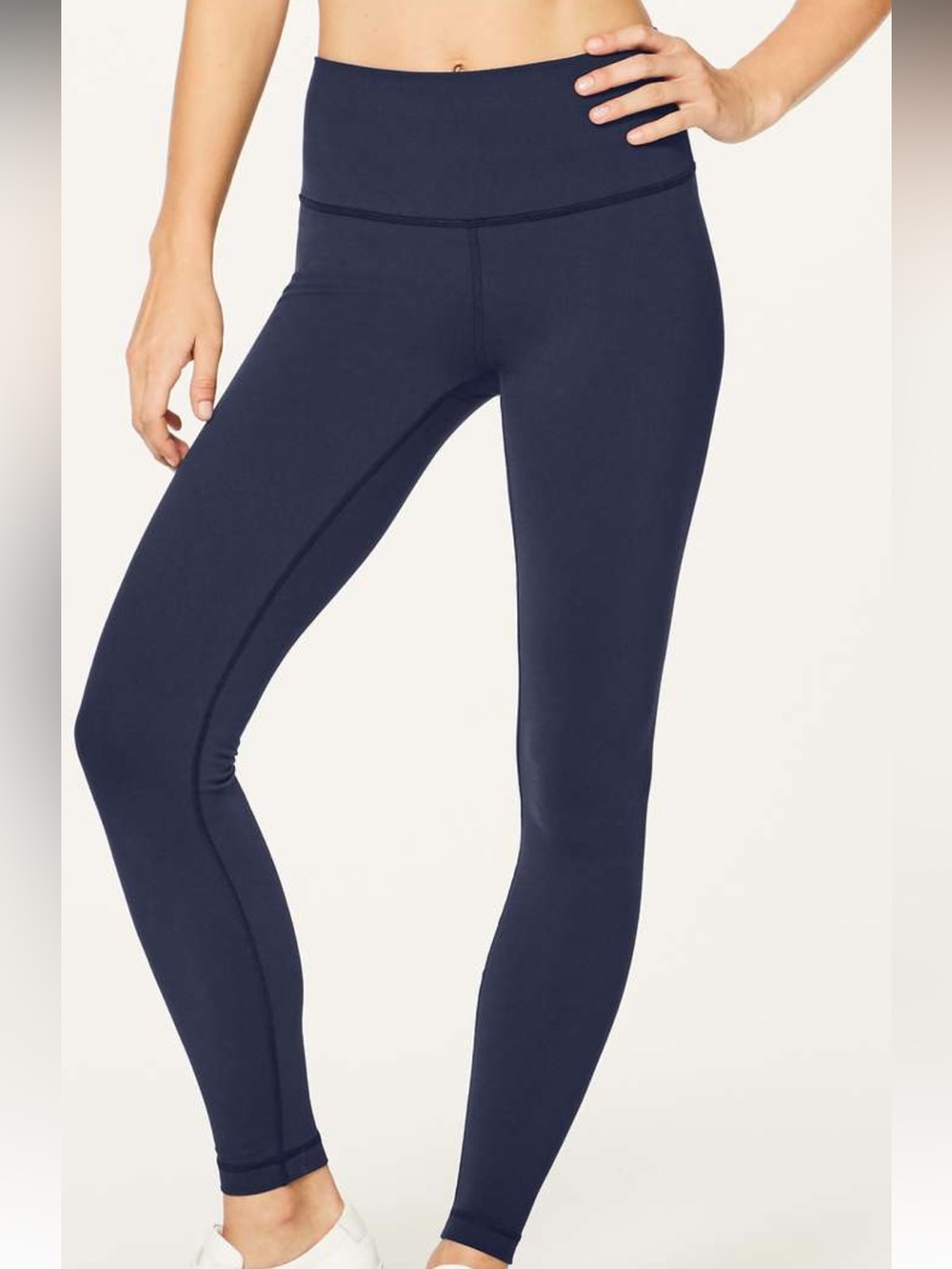 Lululemon Wunder Under Full on Luon Midnight Navy 28” Size 8
